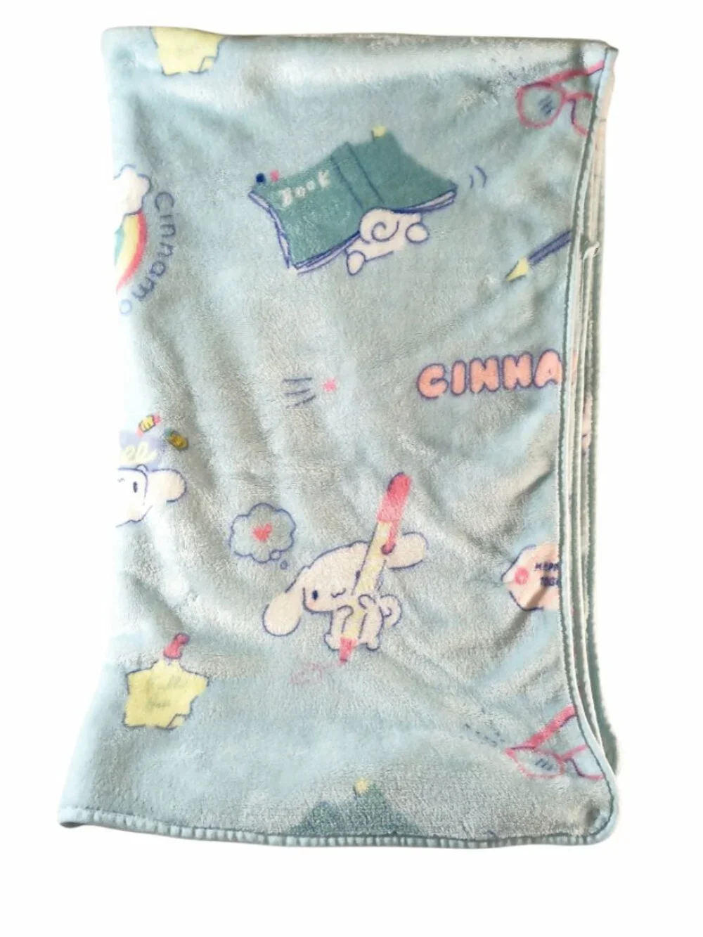 Sanrio Cinnamoroll Snap Button Throw Soft Blanket 38